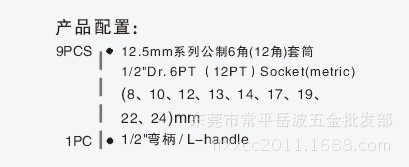 專業汽修利器 正品鷹之印10件12.5MM藍帶套筒組套全面解析